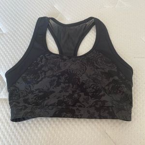 Sweaty Betty padded camo floral sports bra